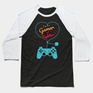 I'm a Gamer... Not a Fighter! Baseball T-Shirt